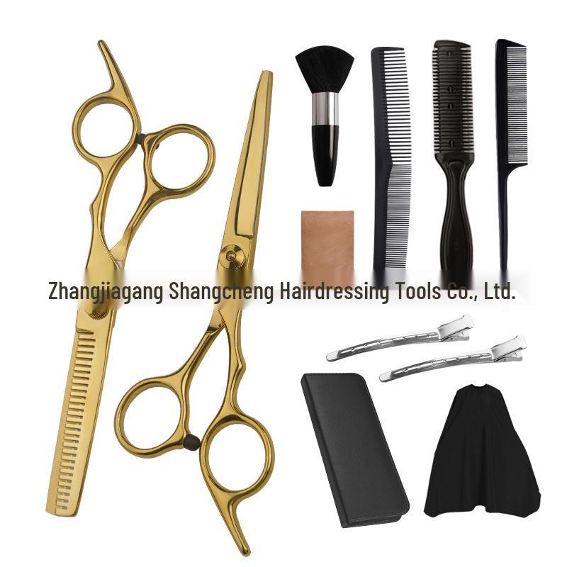 Профессиональный парикмахерский набор ножниц: Филировочные ножницы с плоским срезом для домашнего использования