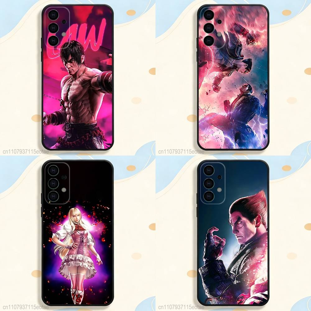 Чехол для телефона Game T-Tekken 8 для серии Samsung S s21 s22 s23 s24 s25 S26 FE Plus Ultra TPU Мягкий, приятный для кожи чехол