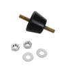 4 Pcs 38 x 38 x 58 mm Rubber Studs Shock Absorber Black Shock Absorbing Isolator Pads  Water Pumps