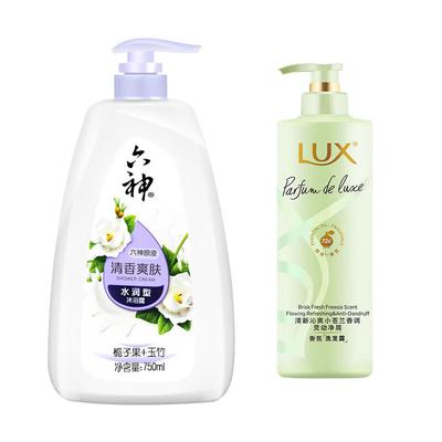 Набор: Освежающий гель для душа Liuxin и Шампунь Lux с ароматом фрезии