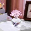 Фигурка Цветка из Искусственного Хрусталя Незабудка Подарок для Женщин Соболезнование Прозрачные Стеклянные Цветочные Украшения для Дня Святого Валентина Дня Рождения Украшение Стола