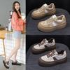 Немецкие кроссовки на платформе женские 2025 осень новинка кожаные удобные спортивные и повседневные кеды классическая расцветка Майяр