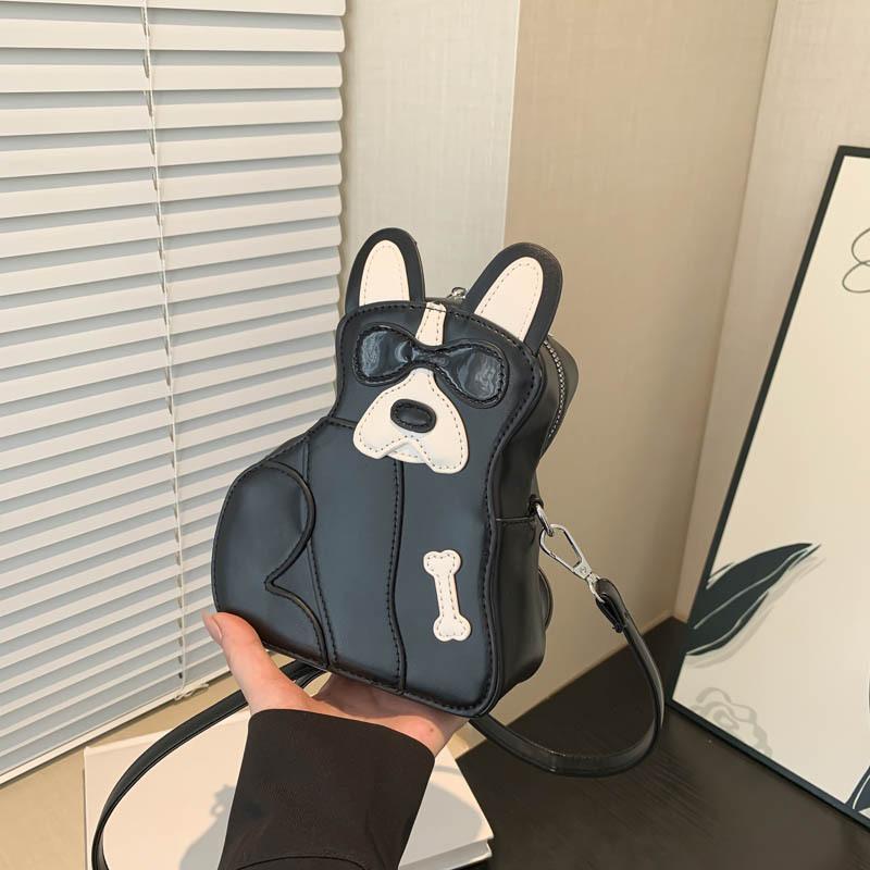 2024 Новая мультяшная сумка через плечо, милая модная сумка для девочек, модные солнцезащитные очки принцессы, щенок, сумка через плечо сзади