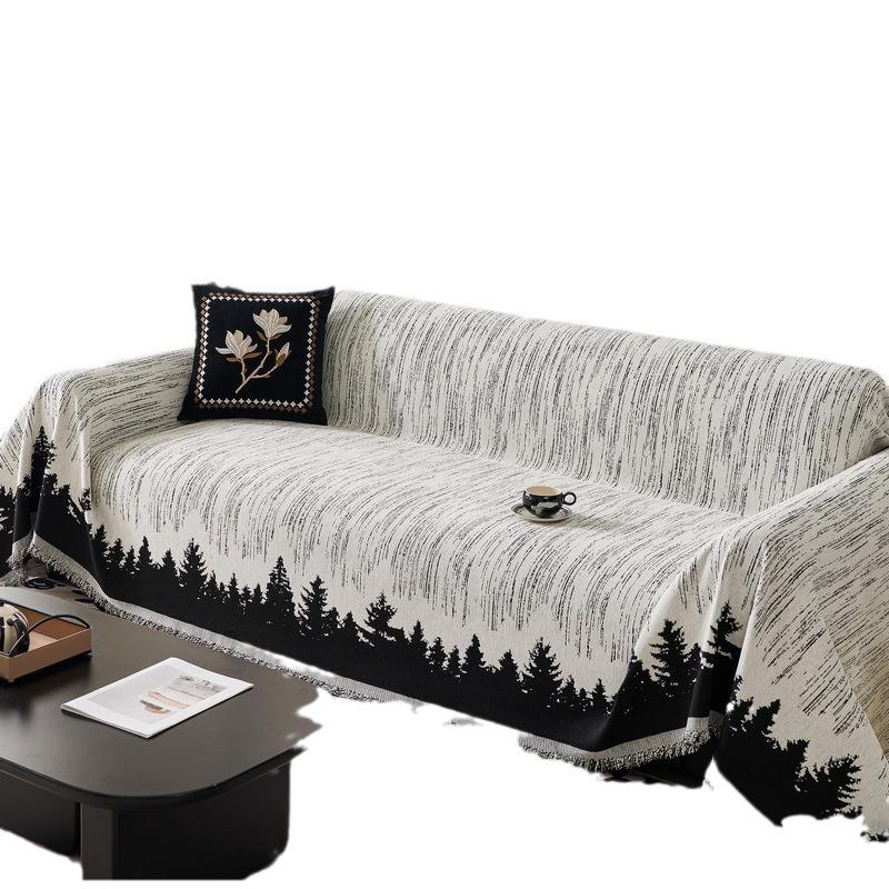 Chenille Sofa Cover Cloth New Four Seasons Universal Light Luxury Anti-Cat Scratch Full Cover Sofa Cushion Cover Cover Blanket
