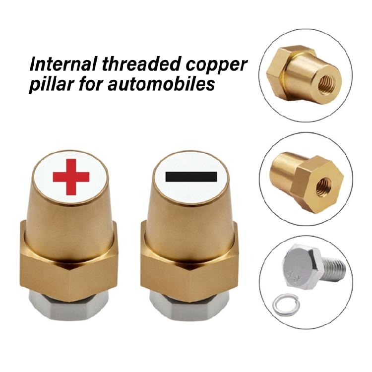 1 Pair 12V 24V Battery Terminals Clamps Connector for Motorhomes Caravans Battery Connector Battery Terminals