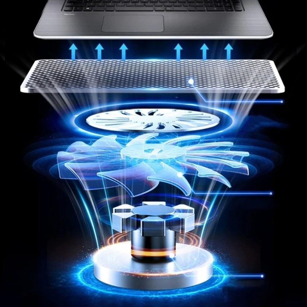 Цветная подсветка Подставка для ноутбука RGB Два вентилятора Держатель для ноутбука Для офиса/дома