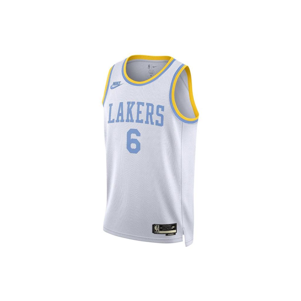 Nike NBA Los Angeles Lakers Dri-FIT Swingman Jersey White/Baby Blue/Yellow Unisex Streetwear DO9448-101