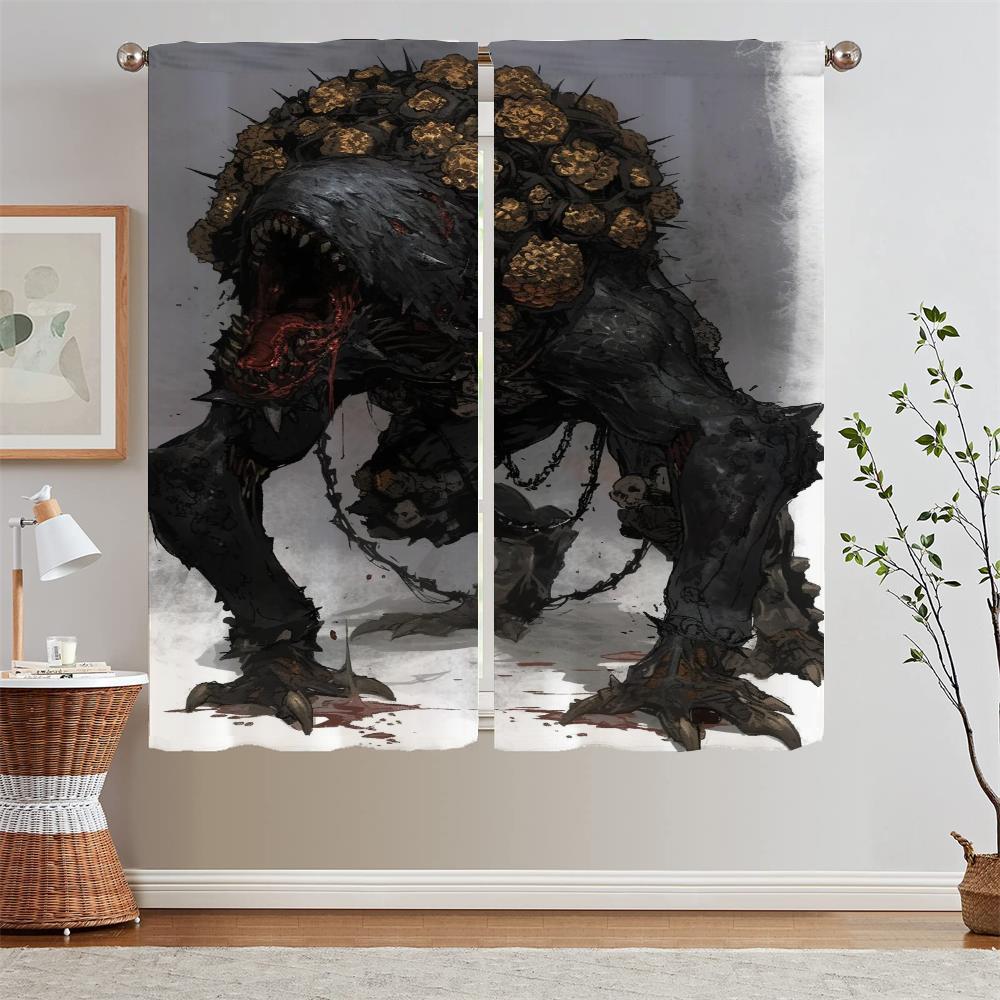 Dark Monster Готовые Шторы Дешевые Вещи С Бесплатной Доставкой для Дома Шторы Детская Комната Шторы Украшения Гостиной Жалюзи