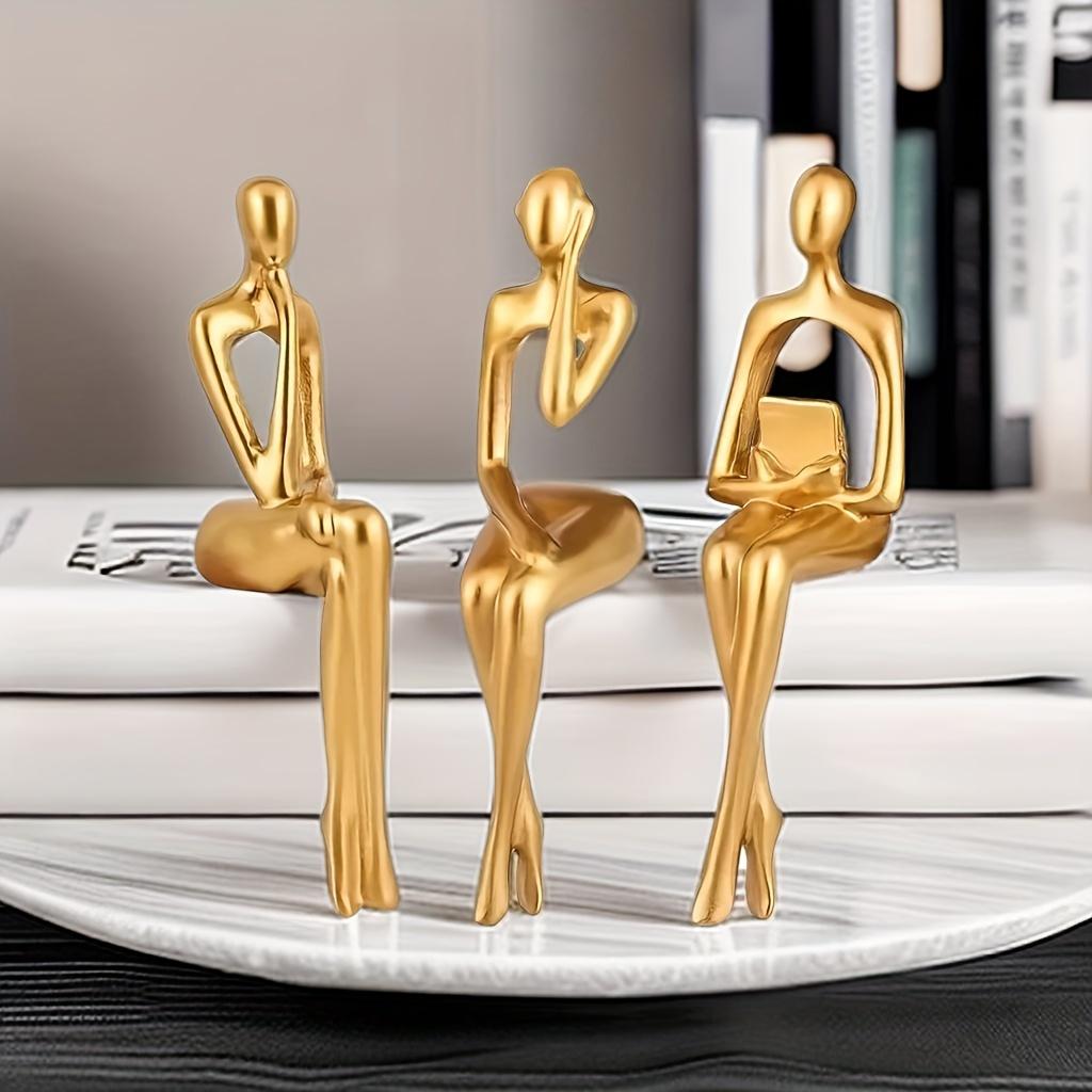 3 предмета Современный минималистский набор украшений для гостиной - мягкие роскошные аксессуары для дома, винный шкаф, тумба под телевизор, креативный декор для стола