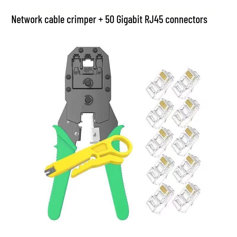 Professional Multifunctional Network Cable Crimper & Tester Set for Cat 5/6