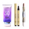 Shezi Facial Body UV Protection Whitening SPF30 Concealer Highlight Base Makeup Set Kit, как на картинке 9, 1 шт.
