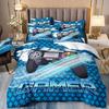 3D Gamepad Bedding Set Microfiber Quilt Cover Three-Piece Set