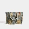 Single-shoulder Large-capacity Bag Denim Bag, Single-shoulder Hand-held Tote Bag, Women's Bag