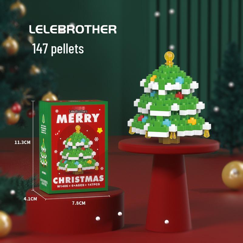 Игрушки-конструкторы из микрочастиц Деда Мороза: 60 видов, Блайнд-бокс, совместимый с Lego