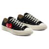 Comme des Garçons PLAY x Converse Chuck 70 Low Черные 2023 Унисекс Кроссовки Красный Экрю A08796C