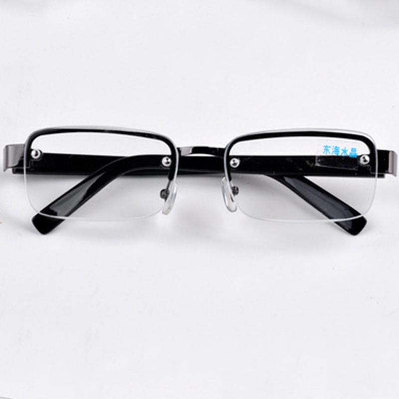 Новые очки для чтения в офисе, портативная лупа, унисекс, +1,0/+1,5/+2,0/+2,5/+3,0/+3,5, солнцезащитные очки с полуоправой из кристаллов