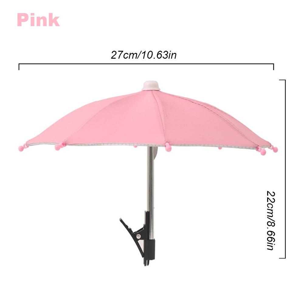 Anti-Glare Phone Umbrella Holder With Clip Phone Fixed Clip Electric Vehicle