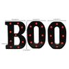 3 LED Marquee Light Up Letters "BOO" Sign for Indoor Halloween Decor