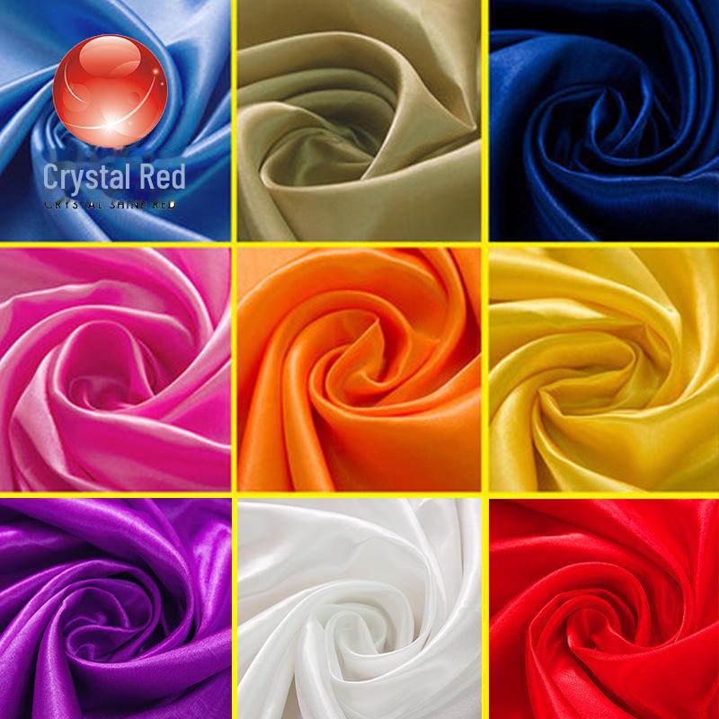 Satin Silk Red Gift Box Lining Fabric Scraps