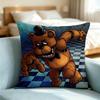 Пять ночей с Фредди FNAF Квадратная двусторонняя наволочка Спальня Прикроватная подушка Чехол для подушки на диван Подарок
