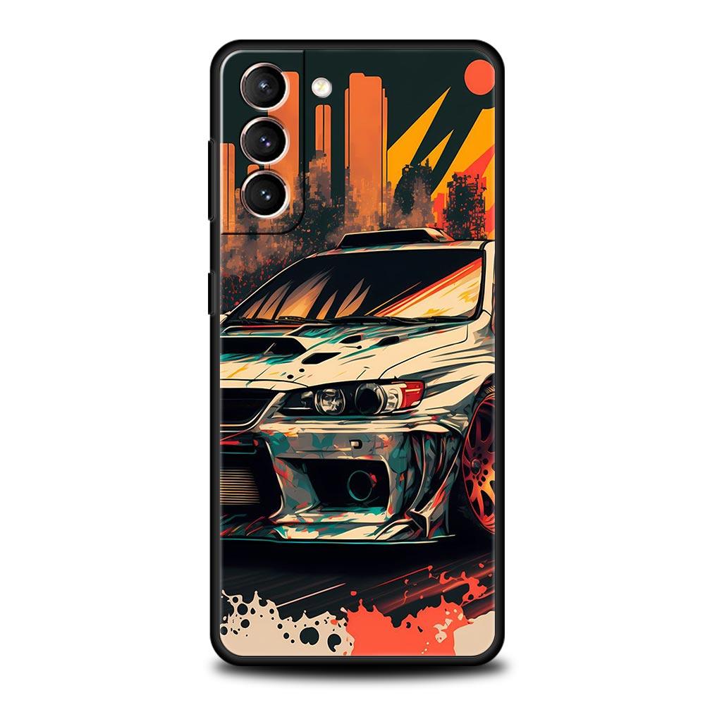 Чехол для телефона Sports Car JDM Tokyo Drift для Samsung Galaxy S23 Ultra S22 S21 S20 FE 5G S10 S10E S9 S8 Plus Note 20, силиконовый чехол