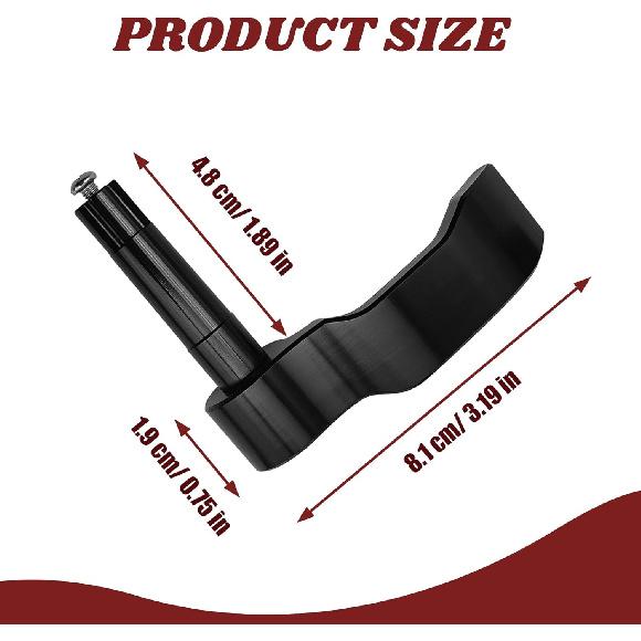 Aluminum Thumb Throttle Control Lever Black - Direct Fit for Polaris Sportsman 450/550/570/850/XP1000 and Scrambler 550/850/XP1000 EPS (2009-2024),