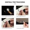 LZDF8 2pcs Car Door Wireless Welcome Light LED HD Projector Lamp Decoration For Tesla Model 3 Highland 2023 S X Y P75D P85D P90D P100D