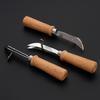 Кожаная канавка для кромок Регулируемая деревянная ручка Легко держать Эргономичная многофункциональная одежда своими руками Кожаная кромка для шитья канавок Фабрика инструментов для вырубки
