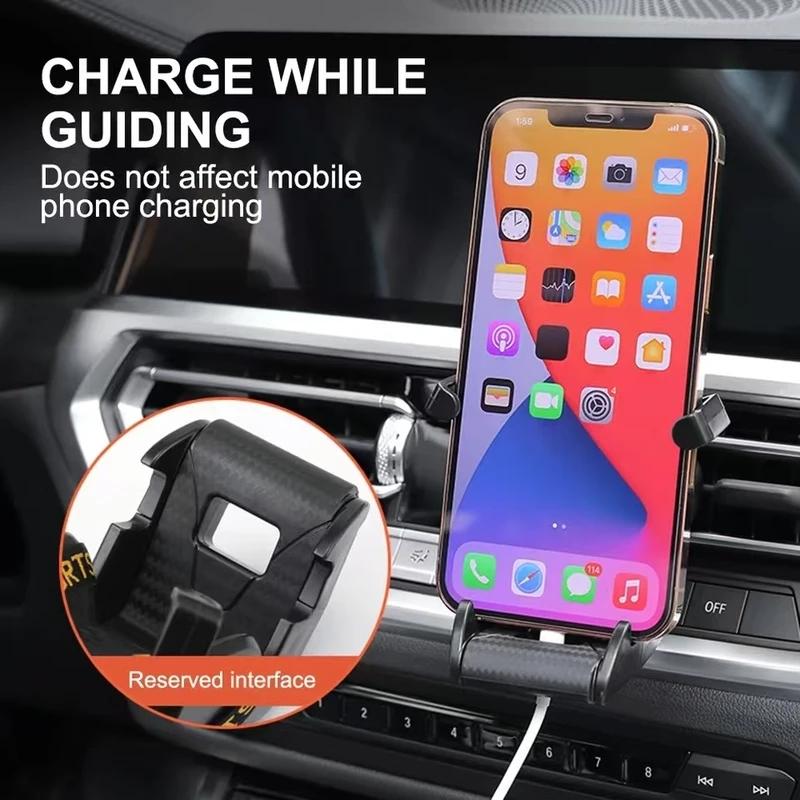 Black Racing Seat Design Car Phone Holder with Suction Cup for Smartphones Vehicle Mount Holder