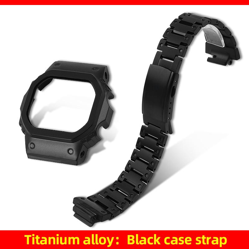 Мод-комплект DW5600 Титановый корпус+ремешок Для Casio G-SHOCK DW-5600 GW-B5600 GW-M5610 модификация Легкий металлический безель ремешок для часов