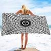 3D пляжное полотенце, Геометрические мягкие банные полотенца, Высоко впитывающие и быстросохнущие мочалки для ванны, Пляжные полотенца без песка для взрослых, детей