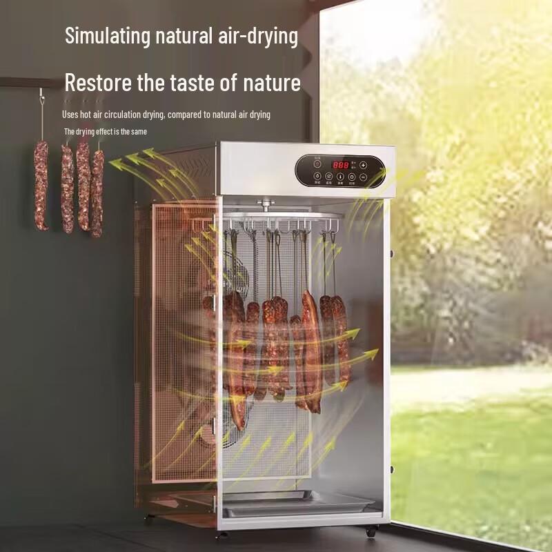 Junlun 60-Jin Коммерческая вращающаяся коптильня-сушилка для мяса CN вилка (адаптер в комплекте)