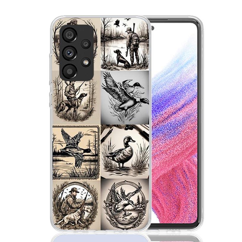 Hunter Dog Hunting Phone Case for Samsung Galaxy A17 A16 A15 A14 A13 A57 A56 A55 A54 A53 A37 A36 A35 A34 A33 A26 A25 A24 A23 Gal