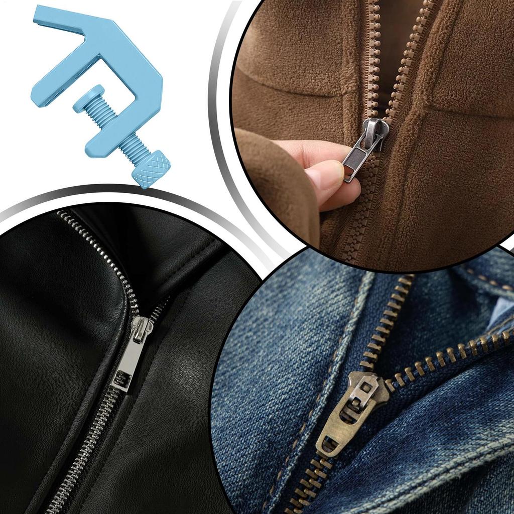 Инструмент для молнии Ручной Портативный Шаблон Инструмент для пуллера молнии Для рукоделия Ремонт Брюки Платье Одежда Предмет одежды Куртки Сумка