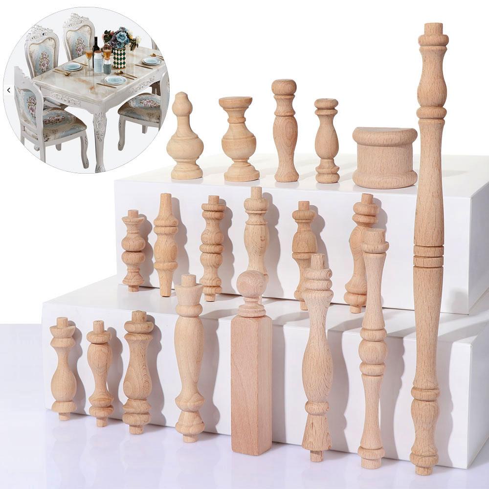 Аксессуары в европейском стиле, домашний декор, винтажные деревянные резные ножки для сидения шкафа, ножки для мебели