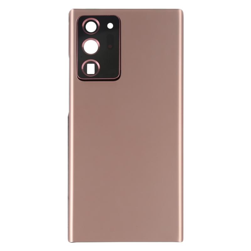 Для Samsung Galaxy Note20 Ultra задняя крышка аккумулятора с крышкой объектива камеры