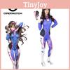 Костюм для косплея D.va из Overwatch, комбинезон для женщин, премиальный полиэстер для комфорта и долговечности