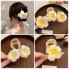 Корейский стиль заколка для волос с жемчужной акулой, модная заколка для волос Eggflower для путешествий