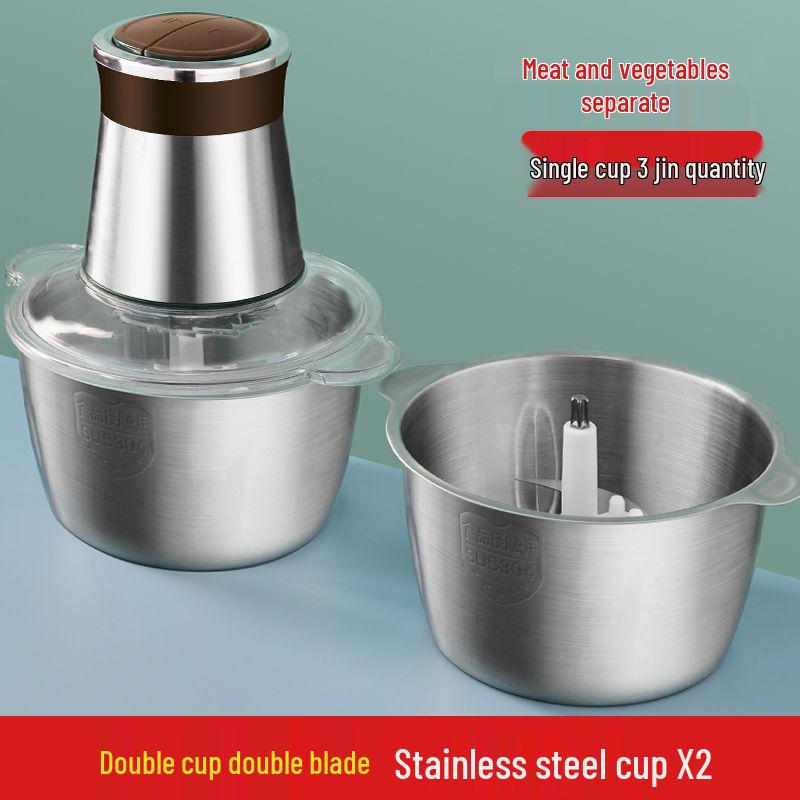 Electric Garlic Mincer and Paste Maker - Multifunctional Grinder for Garlic and Meat