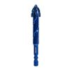 Serrated Drill with Misaligned Alloy Triangular Drill Wear-Resistant Easy to Drill Holes for Ceramic Tiles