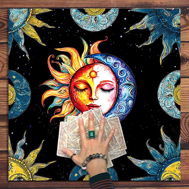 Нескользящая износостойкая скатерть Таро для украшения комнаты