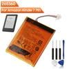Replacement Battery 265360 for Amazon Paperwhite Kindle 7 8 58-000151 58-000083 265360-03 890mAh + Tools
