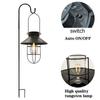 Solar Led Light Outdoor Solar Lamp Retro Camping Lantern Waterproof Night Light Portable Emergency Tent Chandelier Light