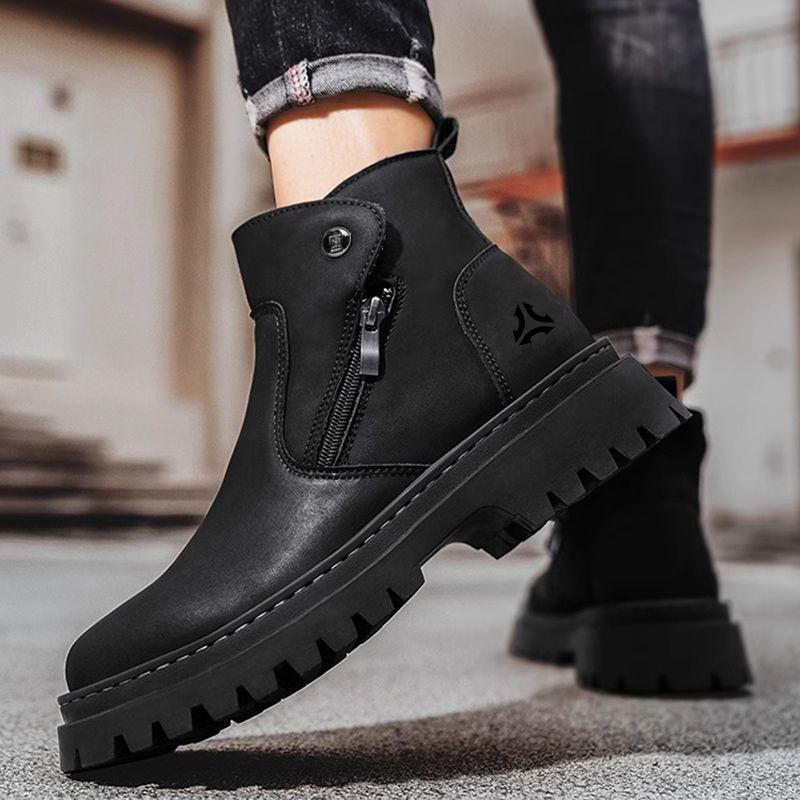 High-top Work Boots - New Style - Spring and Autumn Men's Casual Shoes - Leisure Boots