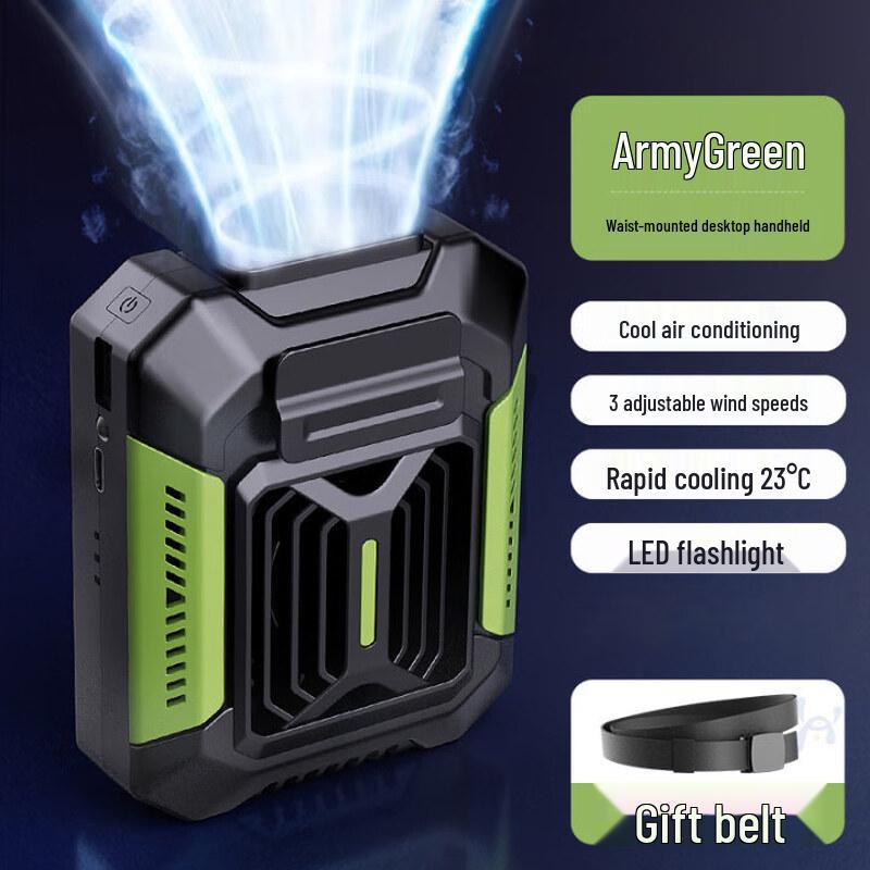 Portable Rechargeable Waist Fan