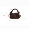 Handheld Fashionable Solid Color Women's Crossbody Bag New Simple Casual Shoulder Bag High-End Handbag KTY