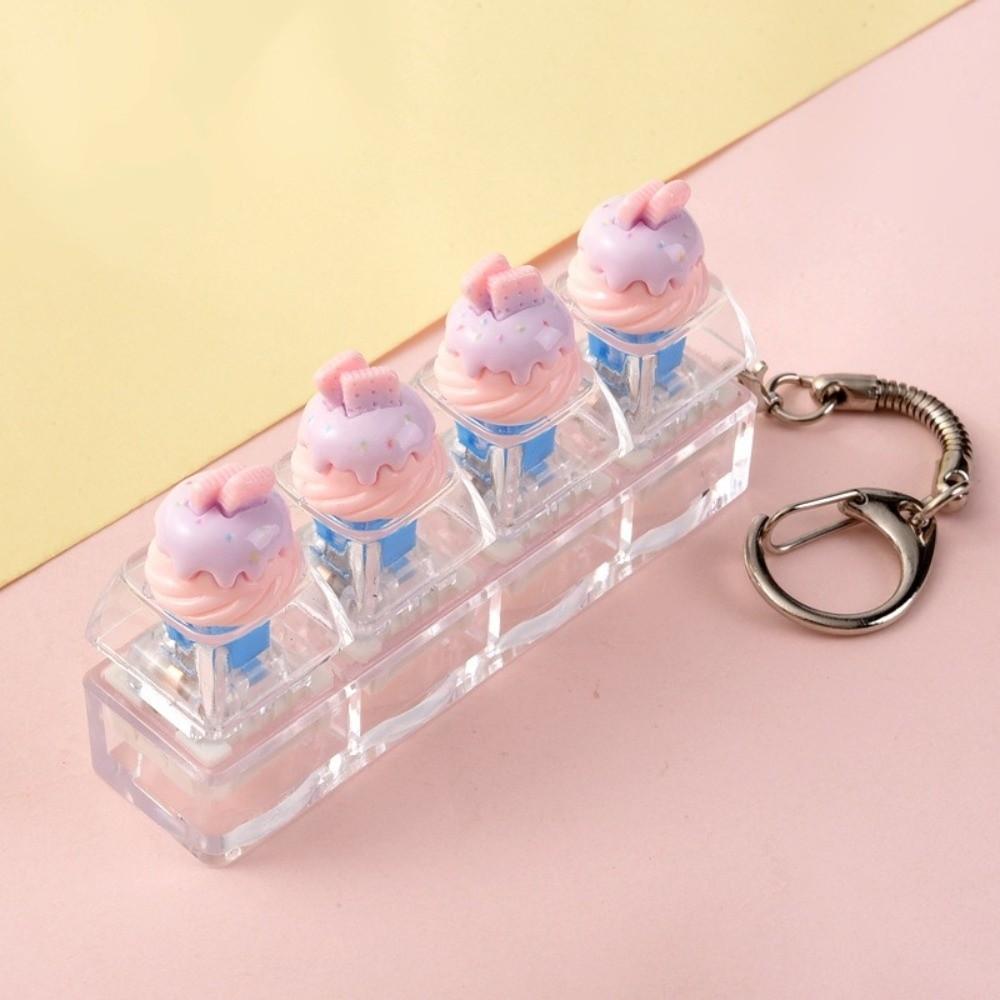Finger Button Keycap Fidget Keychain Mechanical Keycap Button Keycap Keychain Party Gift