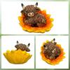 Highland Cow Sunflower Garden Ornament - Outdoor Resin Decoration Gift