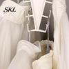 Rotating Clothes Rack V Shaped Double-Sided Closet Organizer, 360 Degree Multi-Layer Vertical Hanger, with Bra And Accessory Organizer 12 Non-Slip