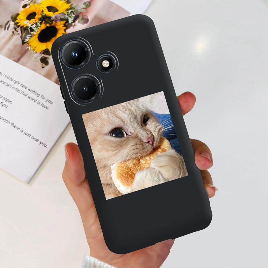 Милый Чехол Для Телефона Для Infinix Hot 30i Hot30 30 Play NFC 2023 Мягкий Силиконовый ТПУ Задняя Крышка Для Infinix Hot30i Hot 30 30Play
